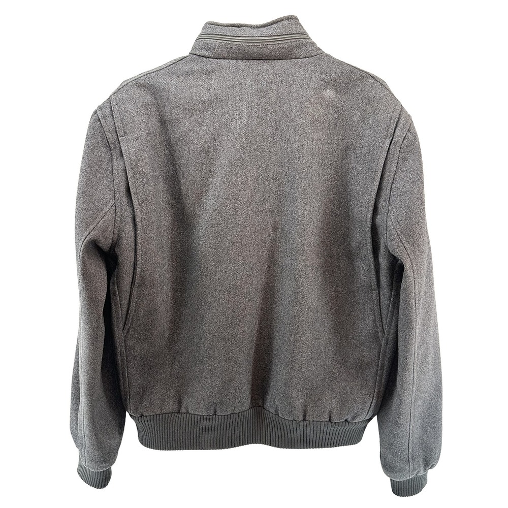 MEMBERS ONLY Vintage Men's Wool Blend Bomber Jacket • 40 • gray - Picture 4 of 8